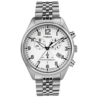 Timex Mens Chronograph Quartz Watch with Stainless Steel Strap TW2R88500