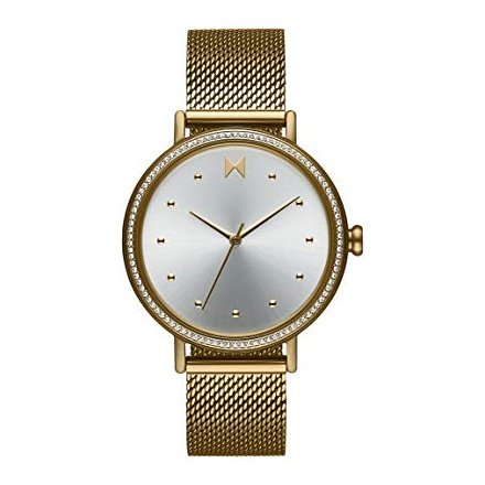 MVMT Analogue Quartz Watch for Women with Yellow Gold-Coloured Stainless Steel Bracelet 28000131 Bracelet