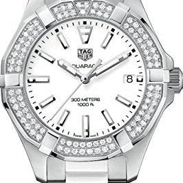 Tag Heuer Aquaracer Quartz Ladies Diamonds 35mm Ladies Watch WAY131F.BA0914