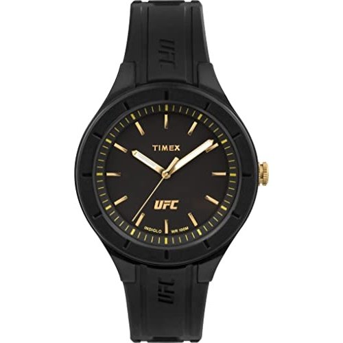 Timex UFC Midsize Shogun 38mm Watch - Black Strap Black Dial Black Case