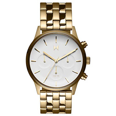 MVMT Duet Collection | Women's Chrono Watch | White Gold Stainless Steel