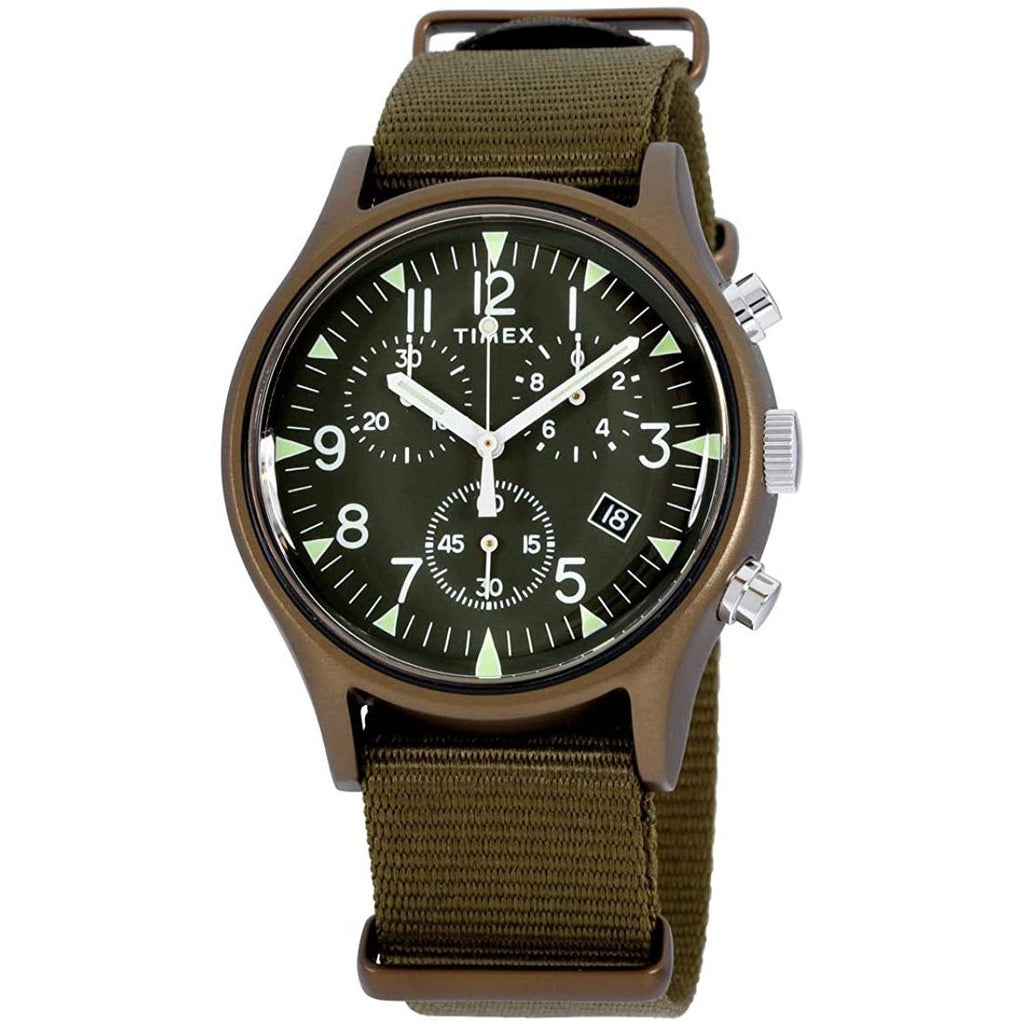 Timex mk1 aluminum chrono olive olive one size