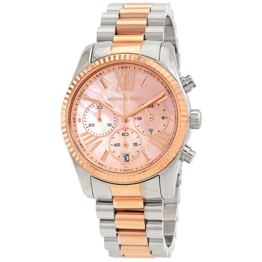 Michael Kors Watches Women's Lexington Quartz Watch with Stainless Steel Strap, Two-Tone, 20 (Model: MK7219)