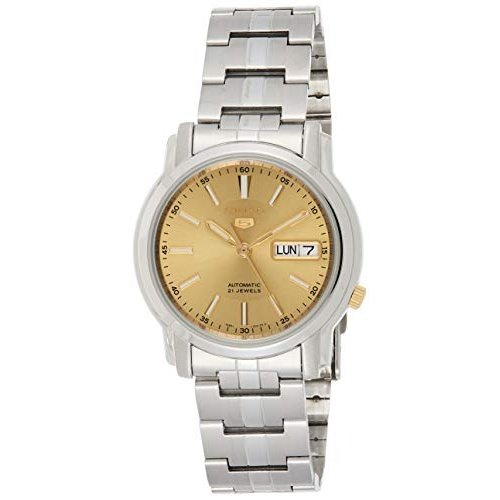 Seiko Mens Analogue Automatic Watch with Stainless Steel Strap SNKL81K1