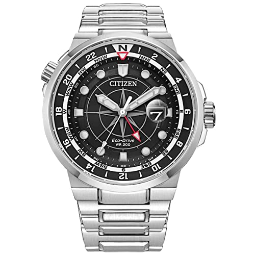 Citizen Eco-Drive Sport Luxury Endeavor Stainless Steel Bracelet Watch | 44mm | BJ7140-53E