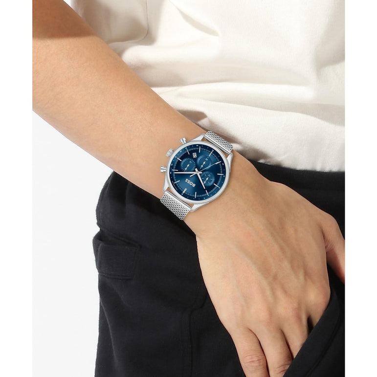 BOSS Men's Premium Fashion Quartz Chronograph Watch | Water Resistance up to 50m (Model 1514052)