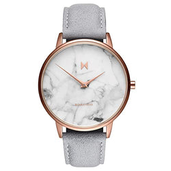 MVMT Boulevard Womens Watch, 38 MM | Leather, Analog Minimalist Watch | Beverly Marble