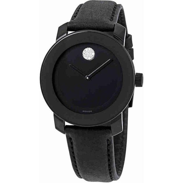 Movado Bold Black Dial Ladies Watch 3600483