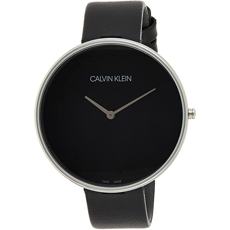 Calvin klein leather watch hot sale