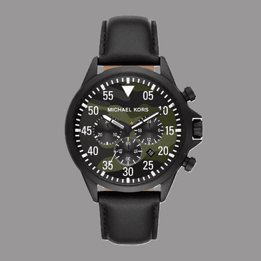 Matte black michael kors watch men's online
