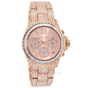 Michael Kors Everest Chronograph Rose Gold-Tone Stainless Steel Watch (Model: MK7235)