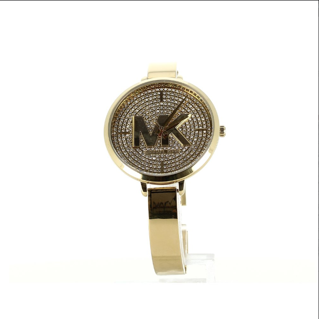 Michael kors women's charley three-hand gold-tone alloy watch mk4469