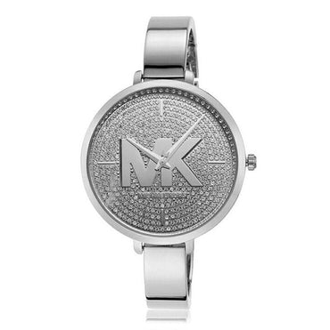 Michael Kors Women's Charley Three-Hand Silver-Tone Alloy Watch MK4432