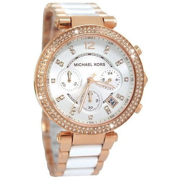 Michael Kors Women's Parker Rose Gold-Tone Watch MK5774